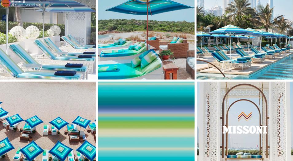 Missoni Zwemshort heren visgraatmotief 'resort'