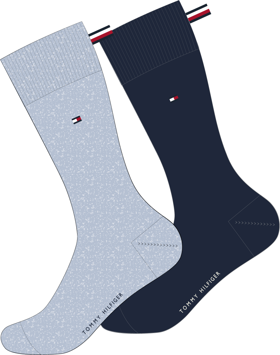 Tommy Hilfiger Herensokken basic 2-pack