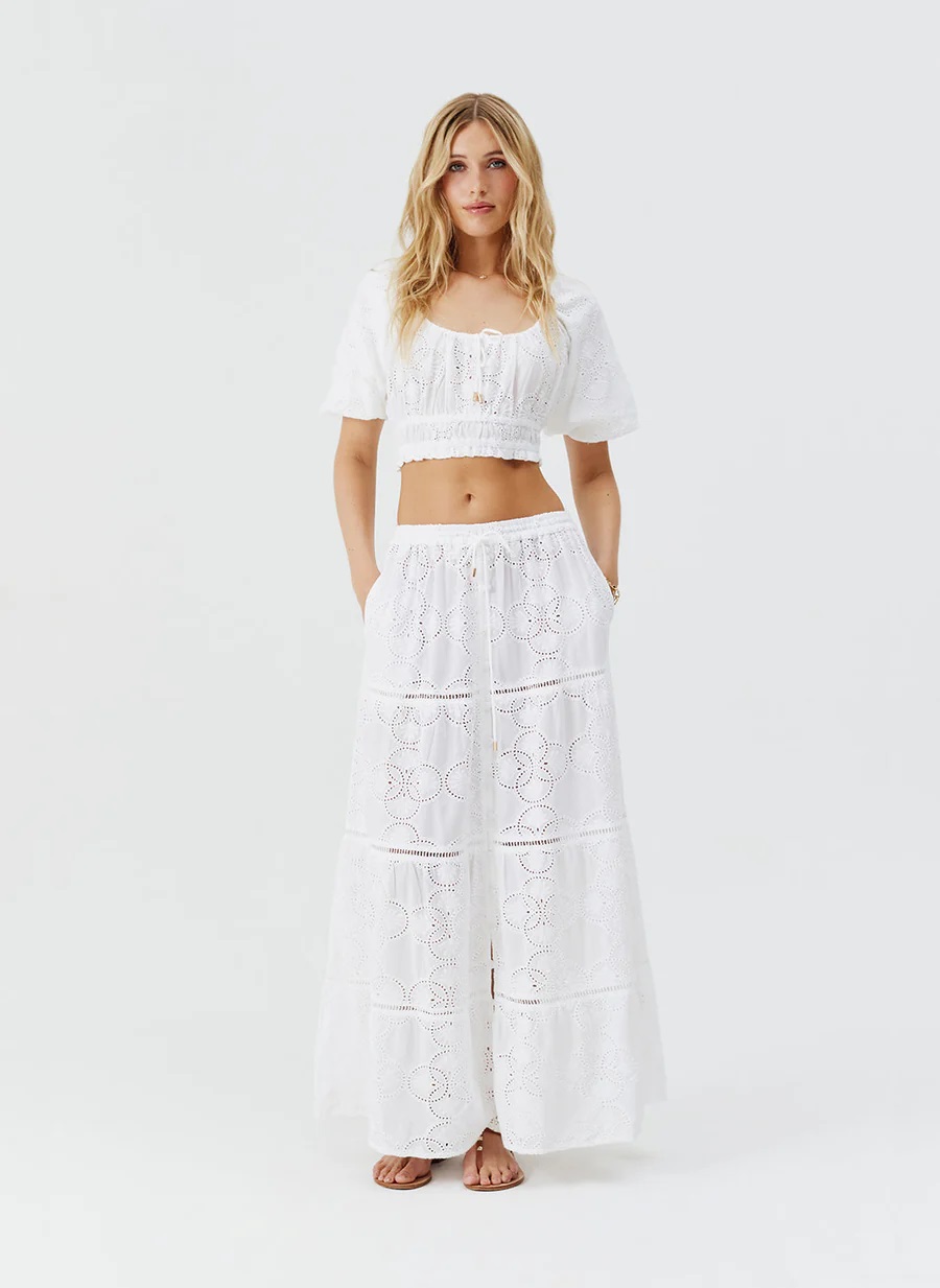 Melissa Odabash Giorgia top in broderie