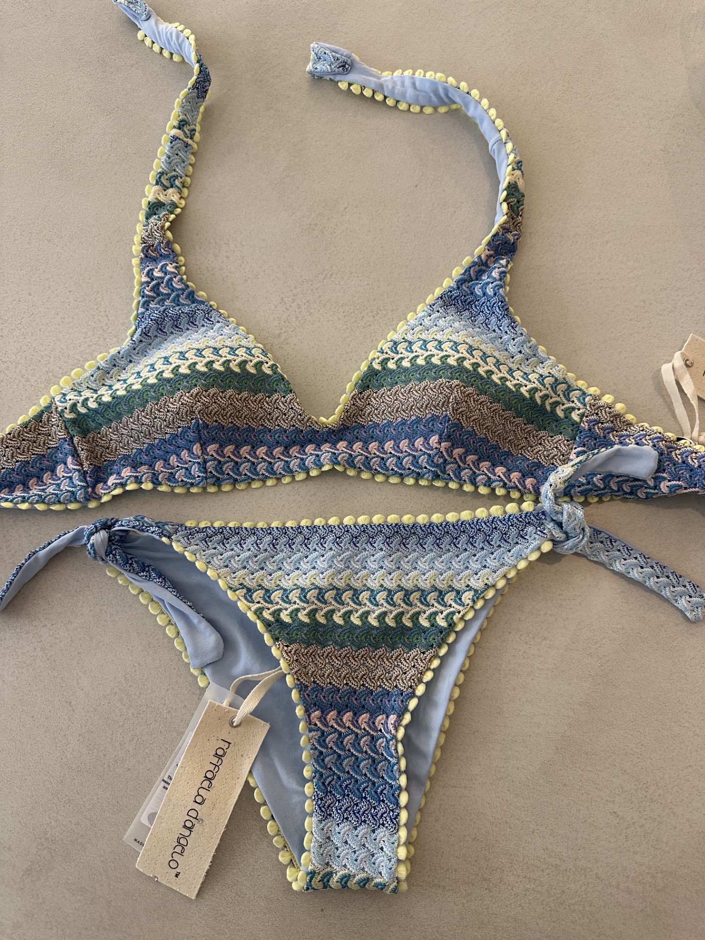 Raffaela d angelo Gehaakte bralette met mousse