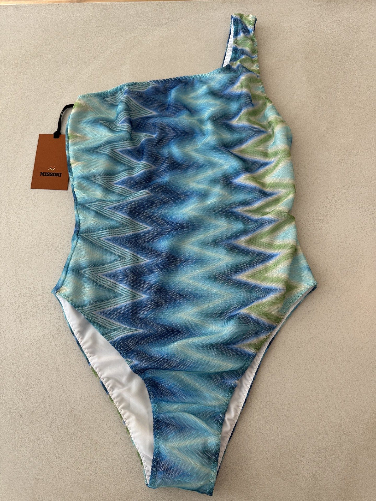 Missoni Badpak visgraatmotief 'resort'