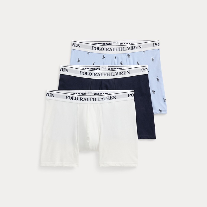 Polo Ralph Lauren Boxer 3-Pack, Effen - Logo
