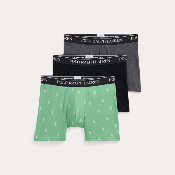Polo Ralph Lauren Boxer 3-Pack, Effen - Logo