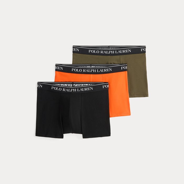 Ralph Lauren Stretch Cotton Classic Trunk, 3-pack