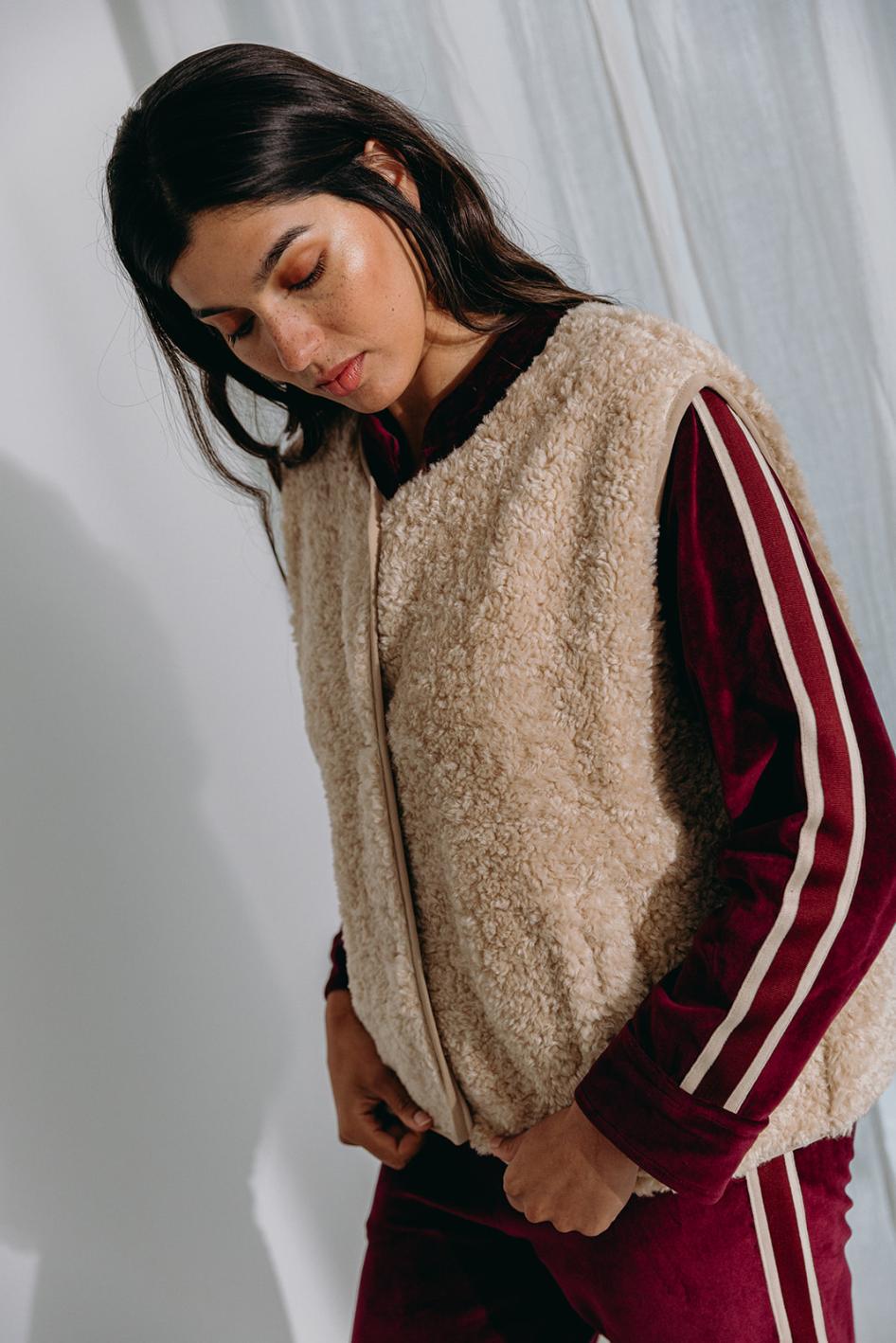 Alice et Maman Daphne Mouton jacket