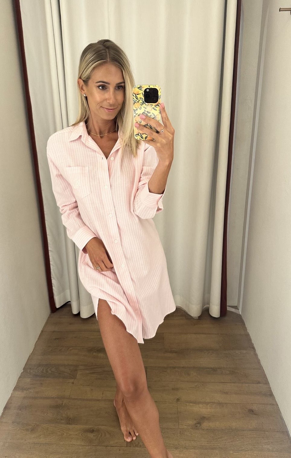 Ralph Lauren Slaapkleed doorknoop flanel