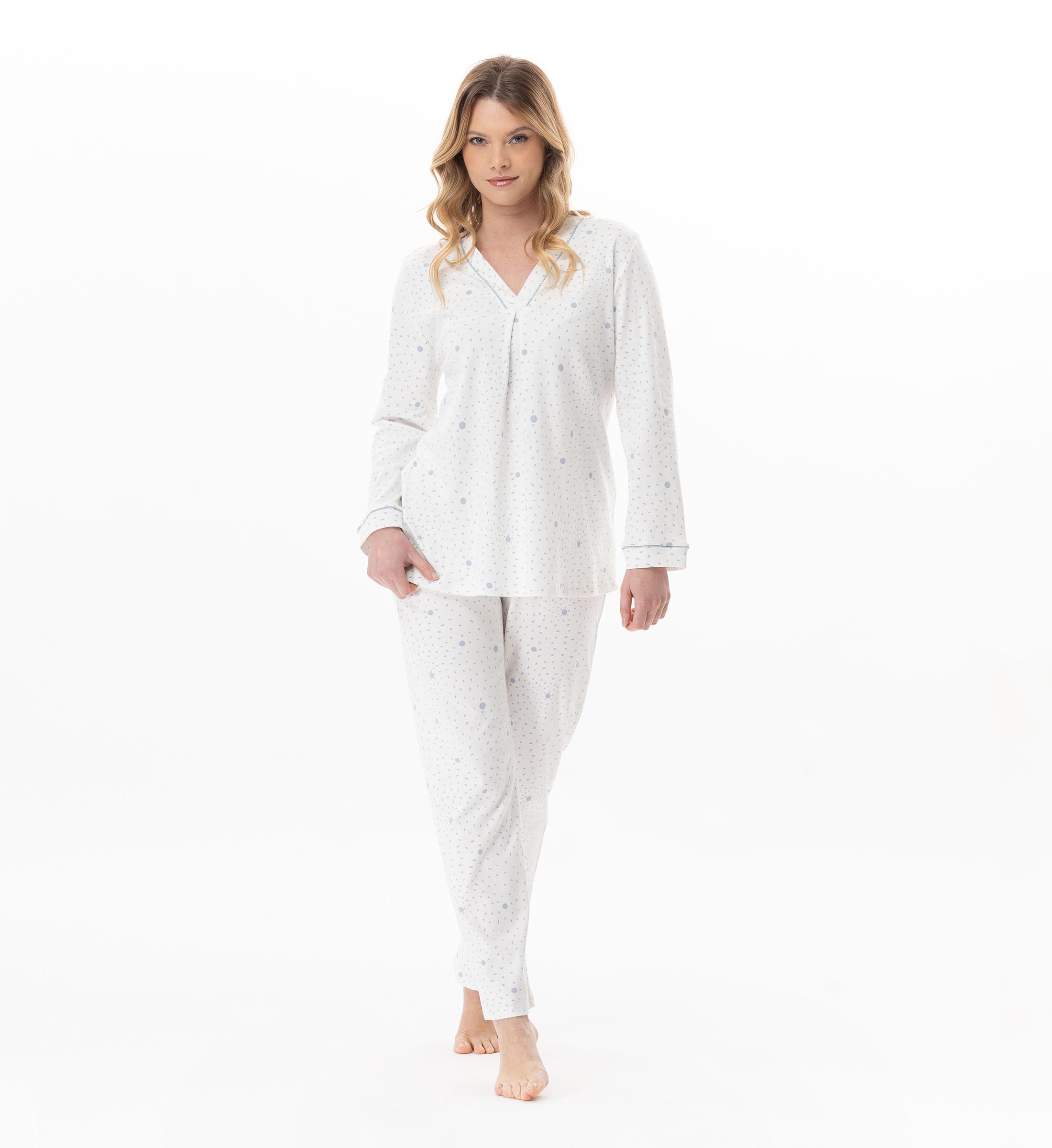 Le Chat Cosy pyjama V-hals