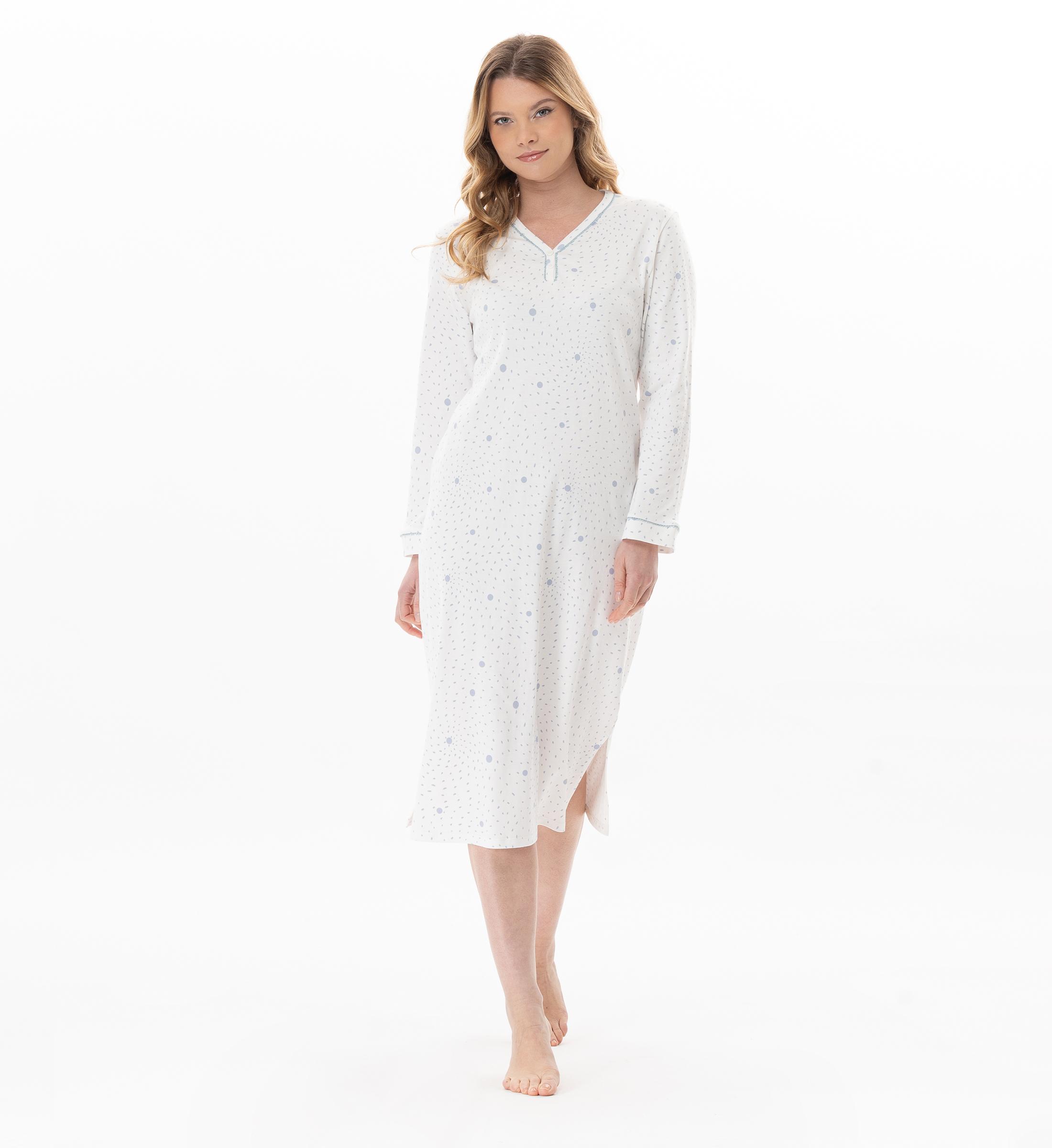 Le Chat Cosy lang slaapkleed V-hals