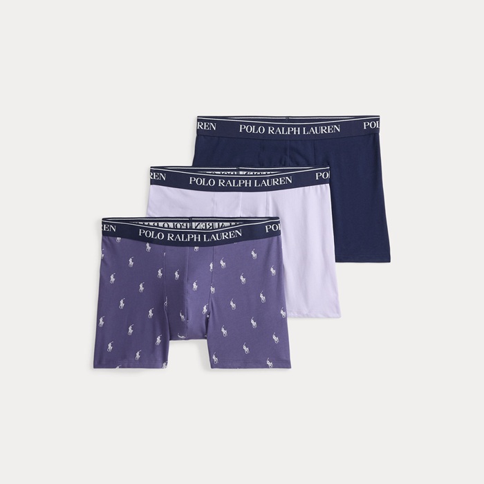 Polo Ralph Lauren Boxer 3-Pack, Effen - Logo