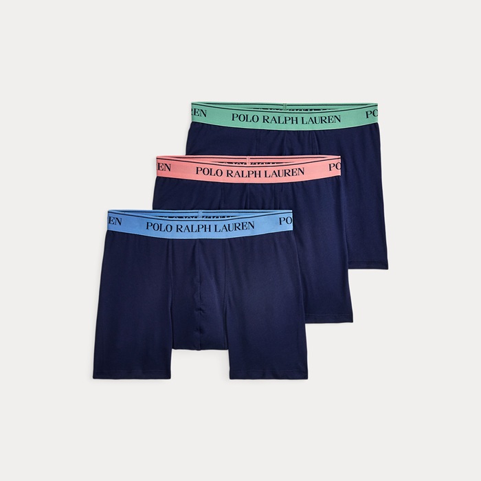 Polo Ralph Lauren Boxer 3-Pack, gekleurde boord