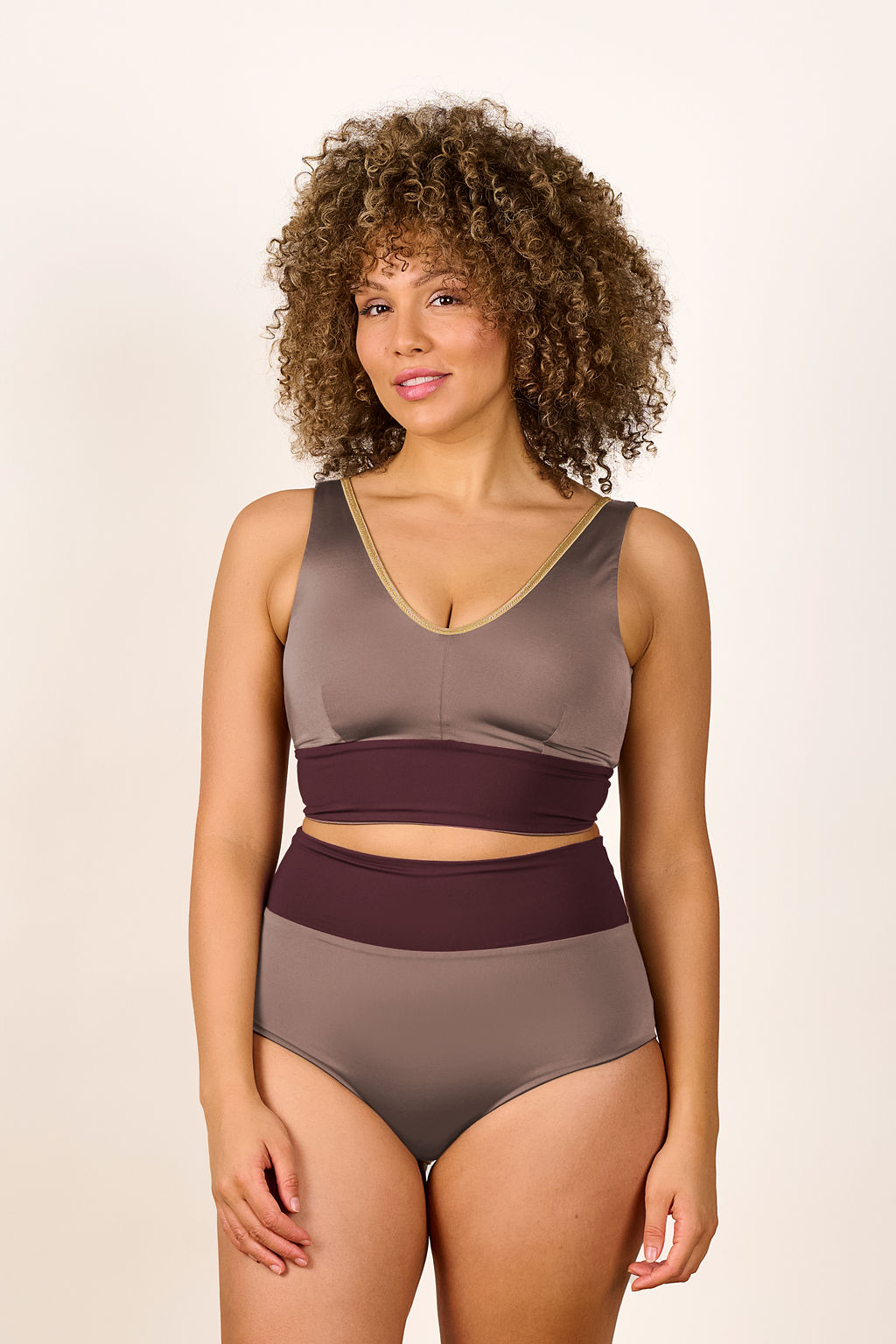 Mymarini Yoga Top classic shine reversible