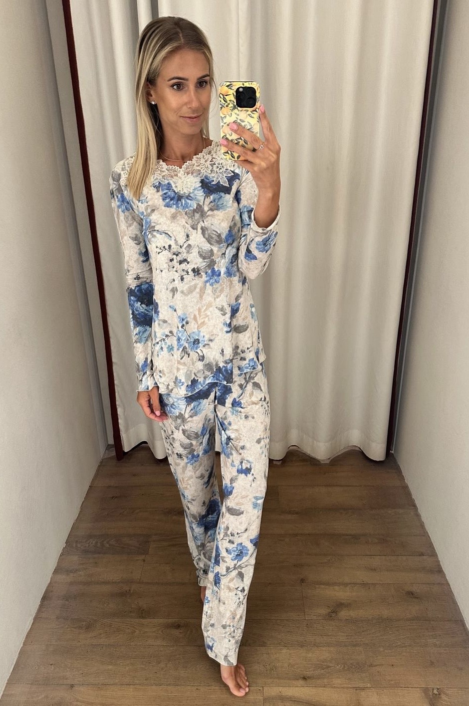 Paladini Nancy Pyjama gebloemd