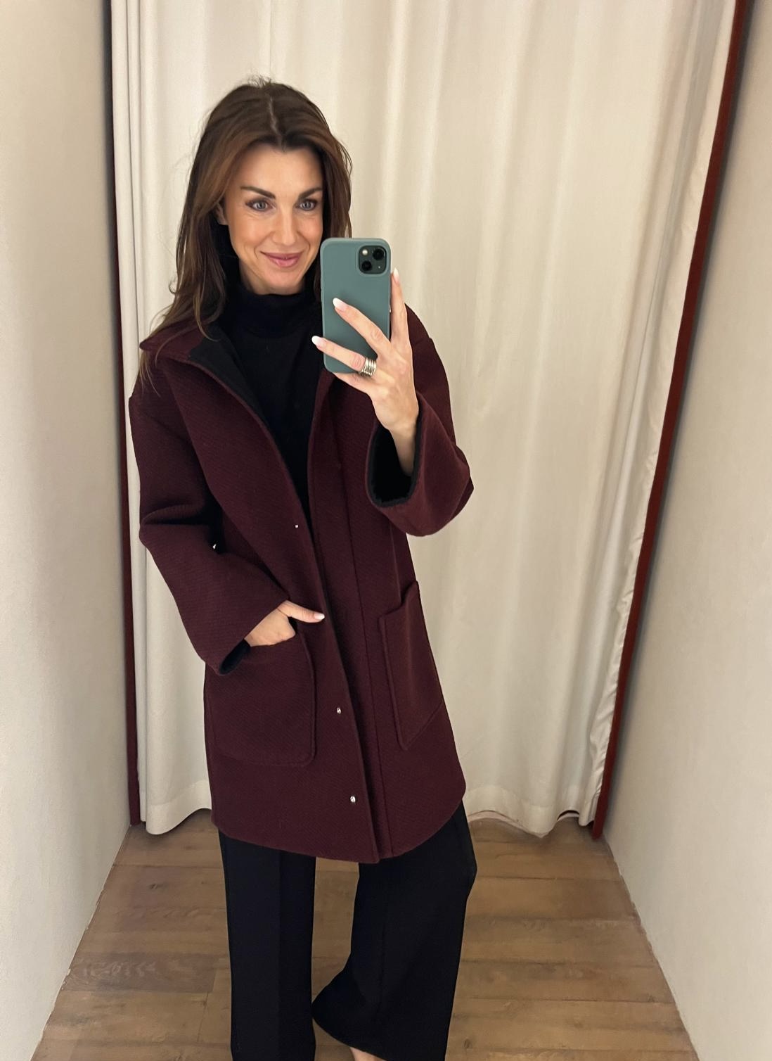Max Mara Tantalo 3/4 mantel met kap