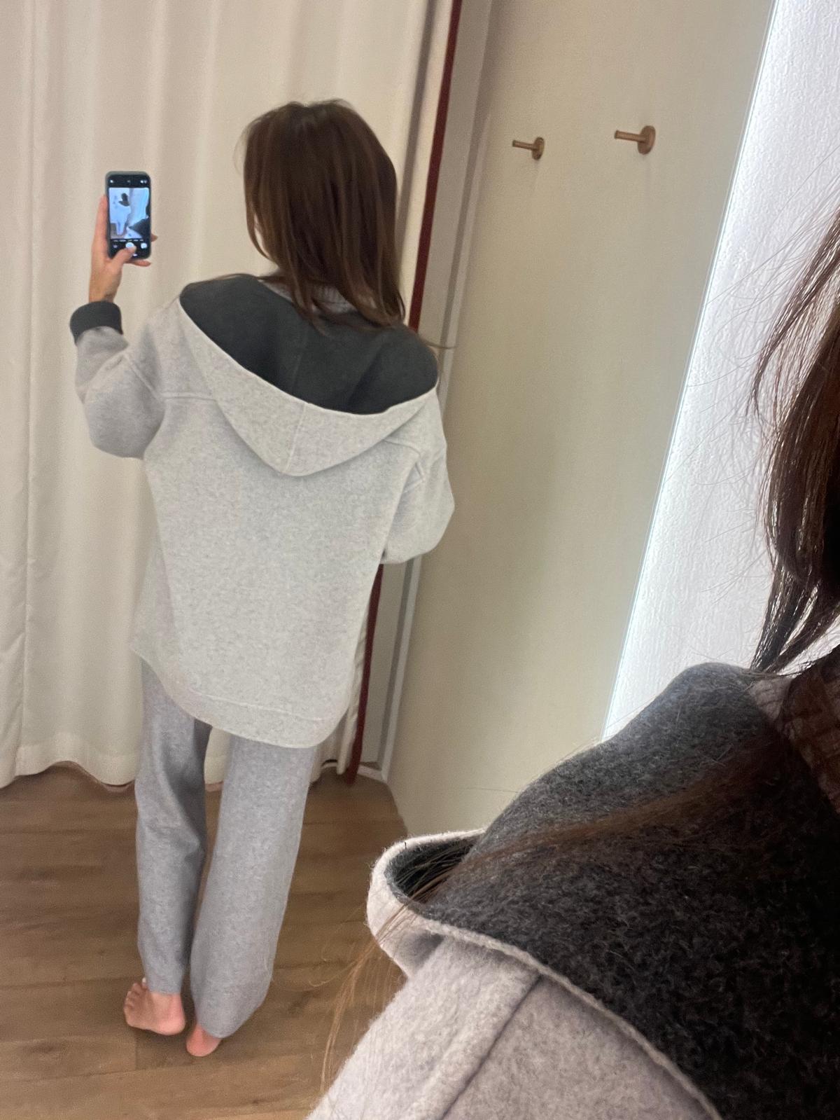 Max Mara Sottile korte mantel met kap