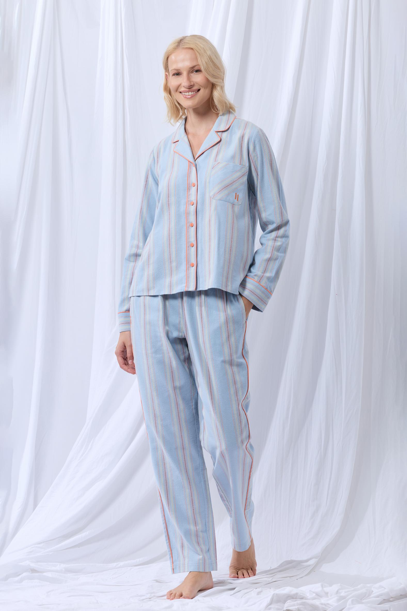 Lords x lilies pyjama flanel streep