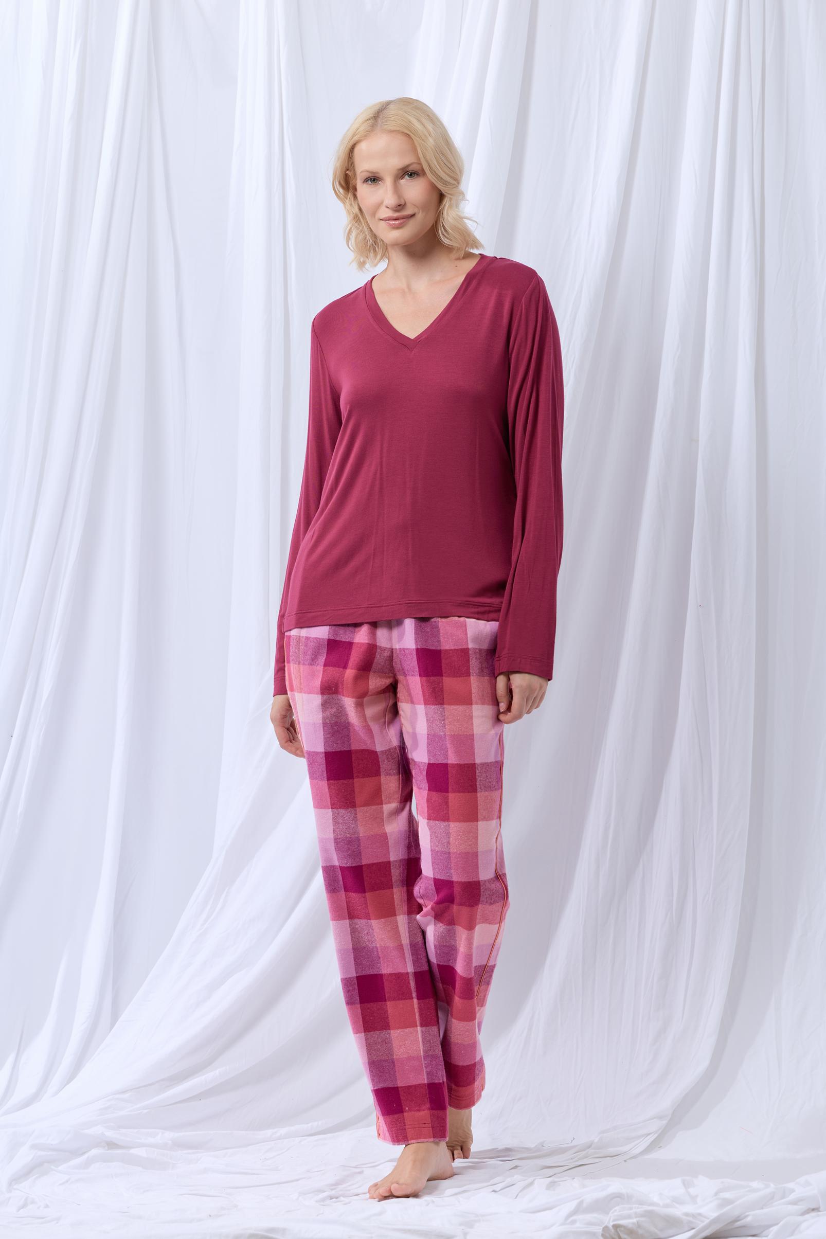 Lords x lilies pyjama met flanel broek
