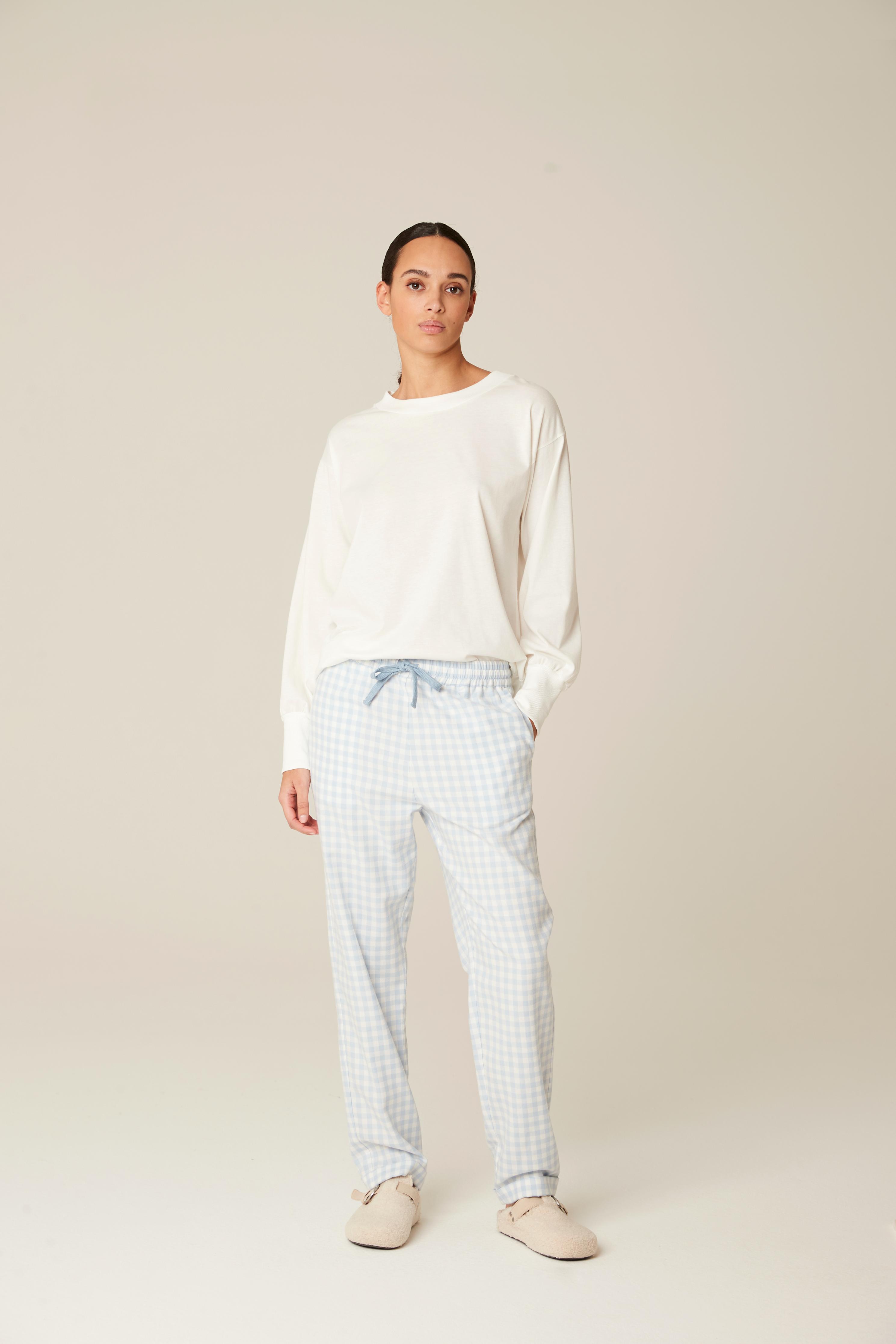 Pluto Jaella pyjama met geruite broek