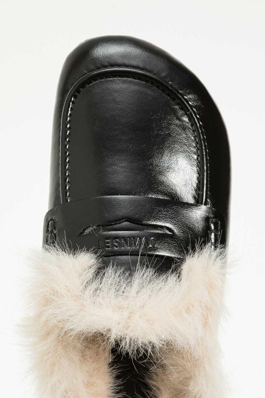 Twin-Set loafers met namaakbont