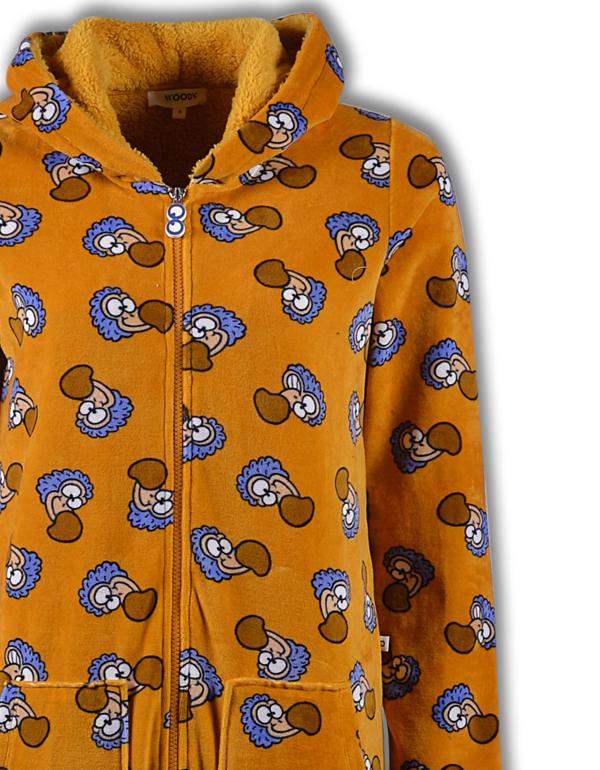 Woody Dodo onesie fluweel