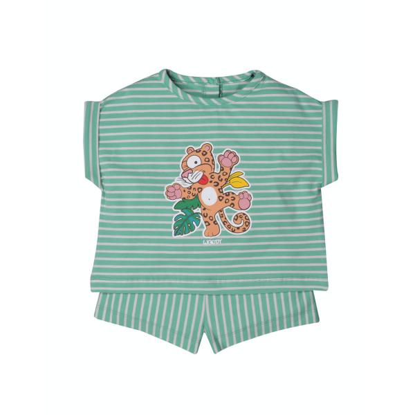 Woody Panter Pyjama baby meisjes