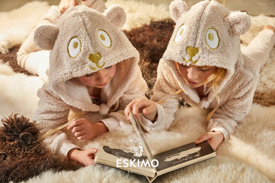 Eskimo Sacha Onesie meisjes 2 tot 8 jaar