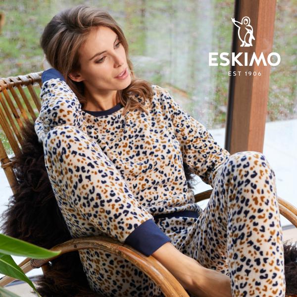Eskimo Flore Pyjama dames fleece
