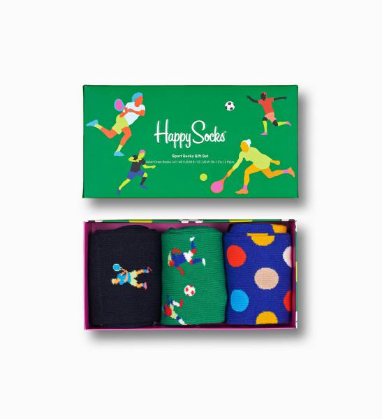 Happy Socks Sports Giftbox 3 paar 41-46