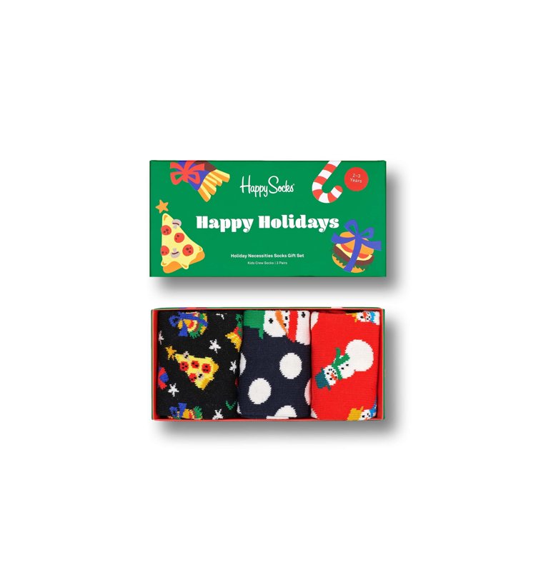 Happy Socks Holiday Giftbox 3 paar kids