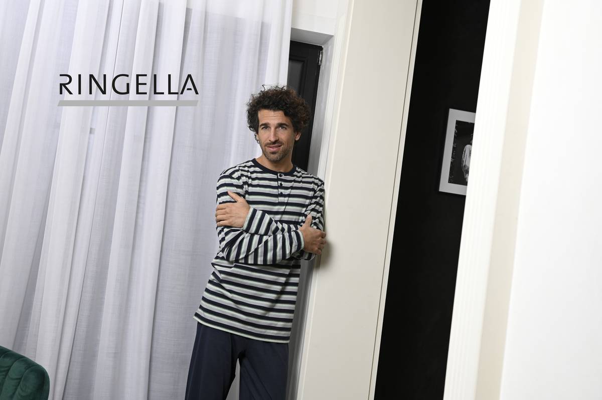 Ringella Men Stripes Pyjama heren 48-58