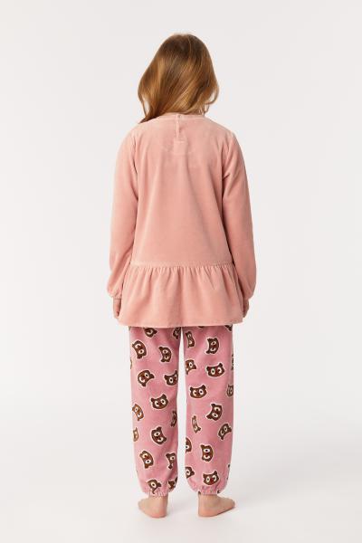 Woody Uil Pyjama meisjes velours
