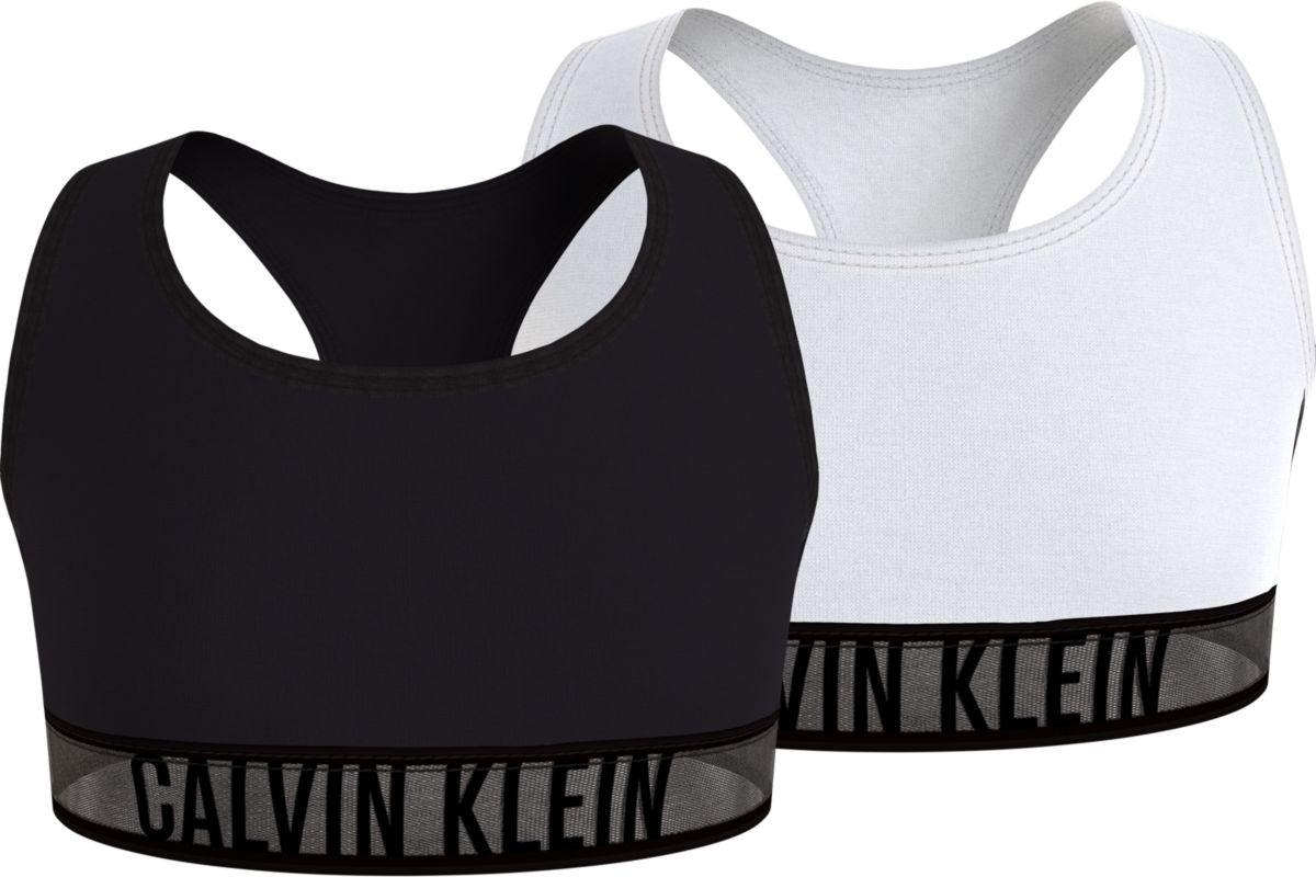 Calvin Klein  Black & White Bralette meisje 2pack