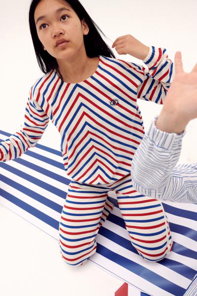 Woody 30 jaar Pyjama meisjes stripes Anne Kurris