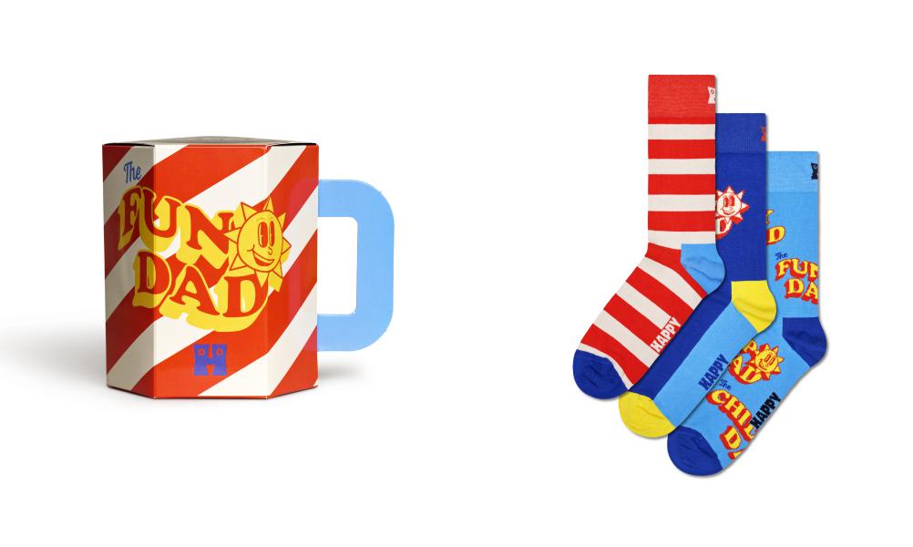 Happy Socks giftbox dames heren kinderen cadeau papa dad