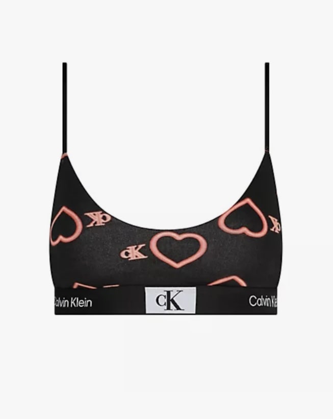 Calvin Klein 1996 Hearts Bralette