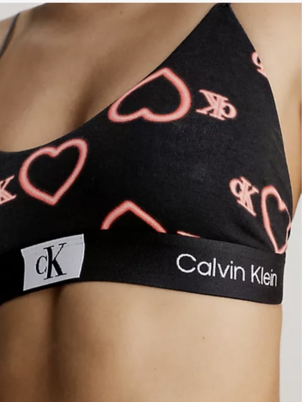 Calvin Klein 1996 Hearts Bralette