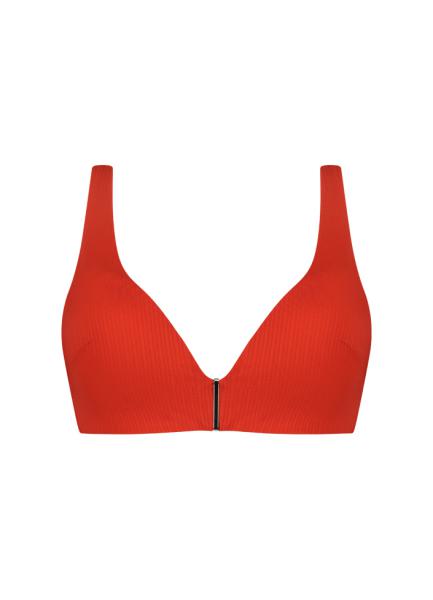 Beachlife Fiery Red Bikini bovenstuk push up